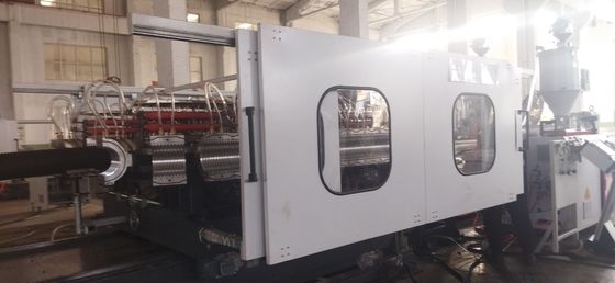 Water or Air Cooling Double Wall Corrugated Pipe Extrusion Line with Siemens Main Electrical Parts and HV>940 Barrel Hardness