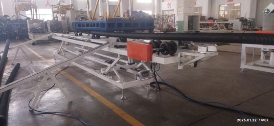 Durable Construction Double Wall Corrugated Pipe Extrusion Line With Full Intermeshing Engagement System