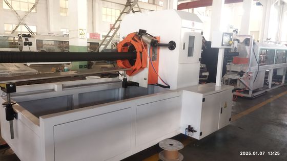 Automatic Double Wall Corrugated Pipe Manufacturing Equipment With Siemens Motor PLC Control System