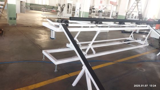 Durable Construction Double Wall Corrugated Pipe Extrusion Line With Full Intermeshing Engagement System