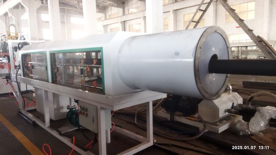 Automatic Double Wall Corrugated Pipe Manufacturing Equipment With Siemens Motor PLC Control System