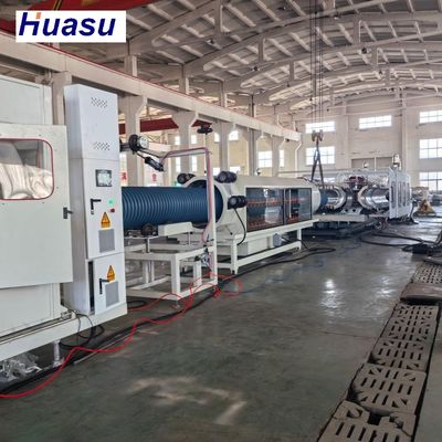Double Wall Corrugated Pipe Plant DWC Pipe Extrusion Line with Conical Twin-screw Extruder