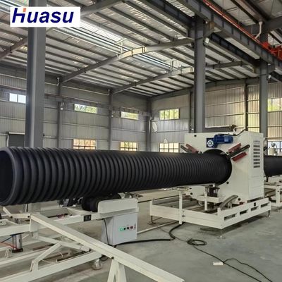 High Speed Double Wall Corrugated Pipe Production Line With Water Or Air Cooling And Planetary Cutting