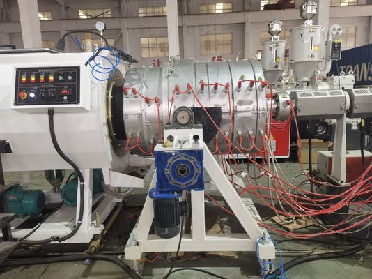 HDPE PP Soild Wall Pipe Extrusion Line With Single Screw And Siemens Inverter