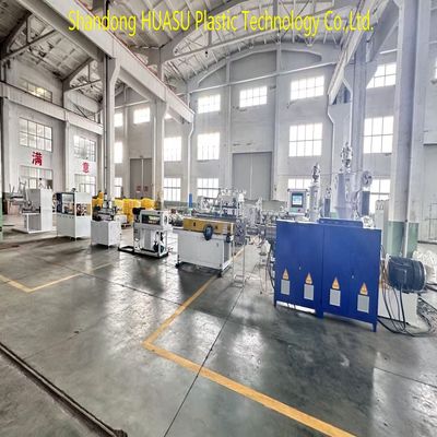 Professional Corrugated Pipe Making Machine With Siemens / ABB Electrical