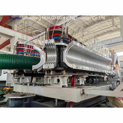 Plastic Extrusion Double Wall Corrugated Pipe Machine Machines For 32-800mm