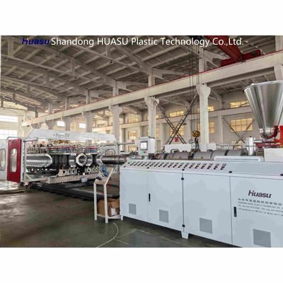 High Speed Corrugated Pvc Pipe Extrusion Line For 32-800mm Diameter Pipes And Wires