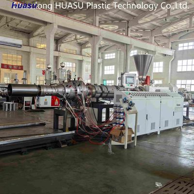 PE / PP / PVC / PA Corrugators Corrugated Plastic Pipe Tube Machine
