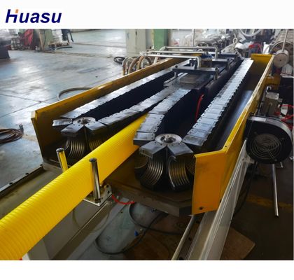 Double Wall Corrugated Pipe Extrusion Line with Siemens Inverter Electric Components