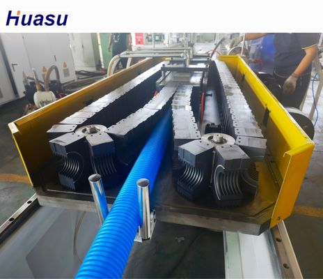 Double Wall Corrugated Pipe Extrusion Line with Siemens Inverter Electric Components