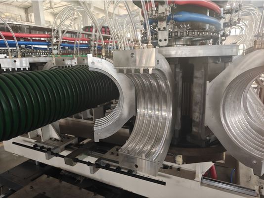 PVC Double Wall Corrugated Tube Extrusion Machine for Plastic Pipes Pipe Machine