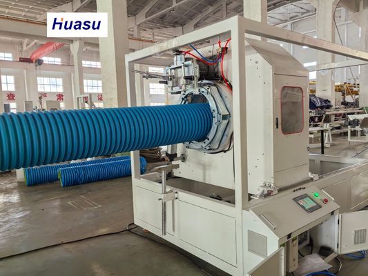 Drainage Corrugated Pipe Extrusion Line For Water Transfer PVC Pipe