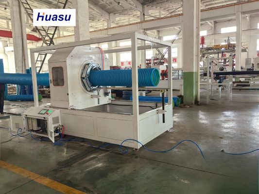 32-1600mm Plastic PVC Corrugated Pipe Extrusion Line With Complete Inner Cooling System Vacuum Forming