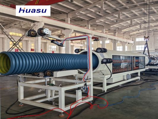 Automatic PVC / PE / HDPE  Pipe Extrusion Line For Drainage Pipe And Wire Conduit