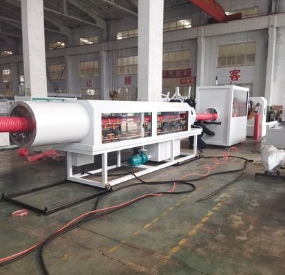 Customizable Double Wall Corrugated Pipe Extrusion Line For Sewage 40cr Casting Mold Material