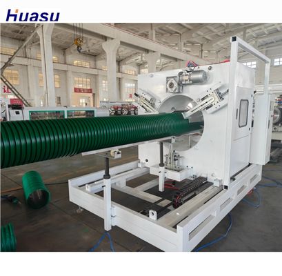 DWC Pipe Extrusion Line with 32-1600mm Pipe Diameter, 60-2000kg/h Capacity and Siemens PLC Technology for Corrugated Pipe Production
