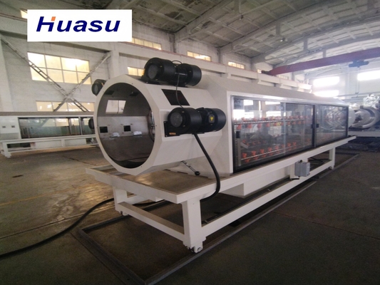 HDPE/PVC/PE Feeding and Screw Extruder Double Wall Corrugated Pipe Extrusion Line