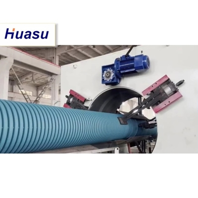 Water Cooling Tank Cooling DWC Pipe Extrusion Line for PVC/PE Corrugated Pipe