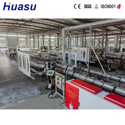 High Productivity Double wall corrugated Pipe Extrusion Line with PVC/PE/MPP/PA/HDPE Materials