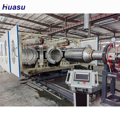 Advanced Single-screw Double Wall Corrugated Pipe Extrusion Line with Siemens/Schneider Main Electrics
