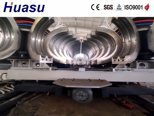 PVC Twin Wall Corrugated Pipe Machine 32-1600mm with Siemens PLC