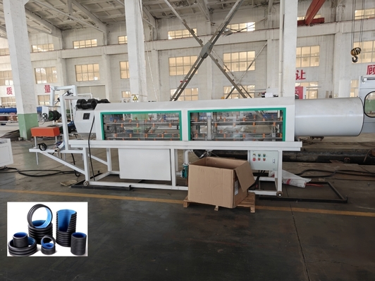 Double Wall Corrugated Pipe Extrusion Line 63mm Min Diameter