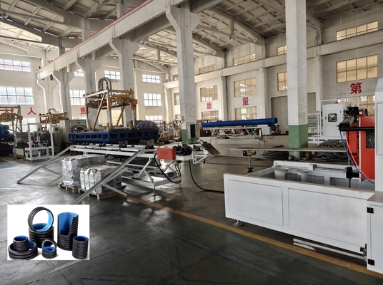 Double Wall Corrugated Pipe Extrusion Line 63mm Min Diameter