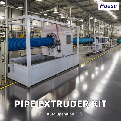 Full-Automatic PVC Corrugated Pipe Extrusion Line 500-2000Kg/h Capacity