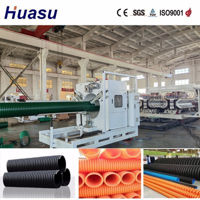 32-1600mm Diameter Plastic Pipe Extrusion Line with Automatic Production Line Feature and Cooling Way of Air or Water