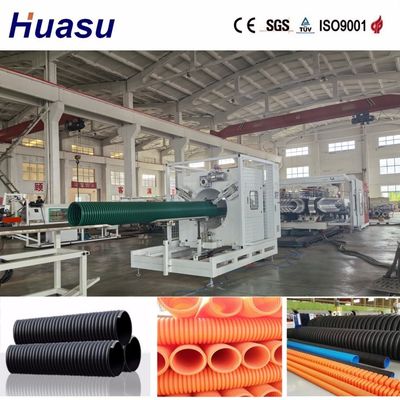 PP Raw Material PVC Corrugated Pipe Machine with Automatic Features and Performance