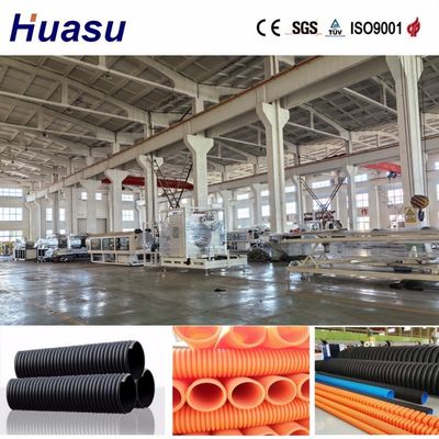 PVC Corrugated Pipe Manufacturing Line for Pipe Size 32-1600mm Manufacturing Equipment