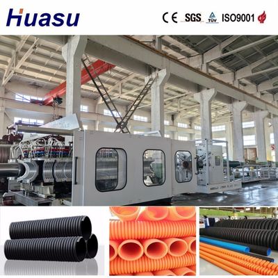 Pipe Diameter 32-1600mm Corrugated Pipe Production Line with and Cooling Way of Air or Water
