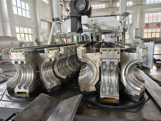 Automatic Single Wall Corrugated Pipe Extrusion Line with 38CrMoAlA Barrel Material and Full Intermeshing Engagement System