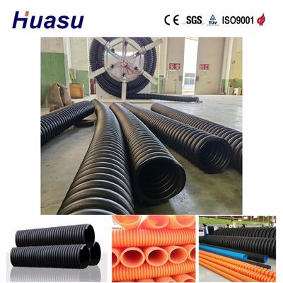 32mm 1600mm Pipe Diameter Range Single Wall Corrugated Pipe Extrusion Line with Full Intermeshing Engagement System