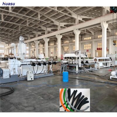 Double Wall Corrugated Pipe Extrusion Line with Siemens AC Motor, 33:1 Screw Ratio, and Water Cooling System