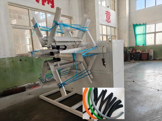 Siemens Main Electrical Parts Double Wall Corrugated Pipe Extrusion Line with 48 Mould Quantity and Water Cooling Functionality