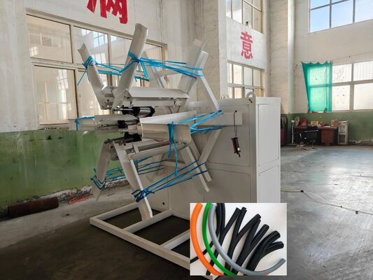 Double Wall Corrugated Pipe Extrusion Line with 33:1 Screw Ratio 48 Mould Quantity and Water Cooling for Durable Pipe Production