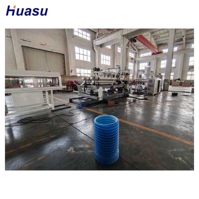 Energy Saving Automatic And Computerized High Productivity Double Wall Corrugated Pipe Extrusion Machine for HDPE Pipe Extrusion Line