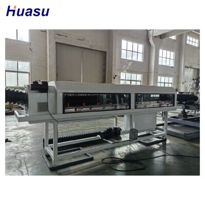 Automatic And Computerized HDPE Pipe Extrusion Line With PLC Control And Air Water Cooling For Corrugated Pipe Production