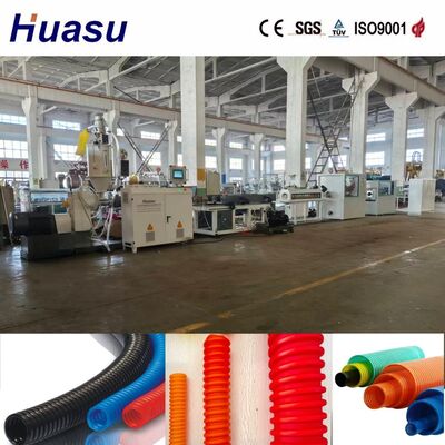 Full Automatic Single Wall Corrugated Pipe Production Line with Water Cooling for 32-1600mm Plastic Corrugated Pipe