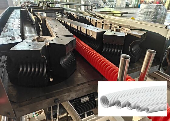 Corrugated Pipe Production Line Extrusion Line Platform Facilitating Automated Pipe Forming And Process Control One Feed