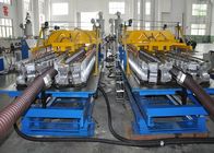 9-400mm Single Wall Corrugated Pipe Machine / PE Carbon Spiral Pipe Extrusion Line