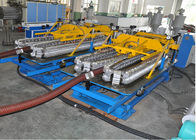 HDPE / PVC / PE Single Wall Corrugated Pipe Extrusion Line Carbon Pipe Making Machinery