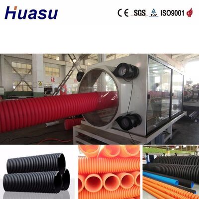 PLC Control Single Wall Corrugated Pipe Extrusion Line with 100-3000kg/h Output Capacity and Siemens Brand Electrical Parts