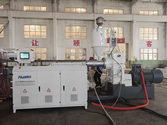 Water Cooling Corrugated Pipe Production Line with Line Length 10m to 30m Supporting Various Pipe Extrusion Applications