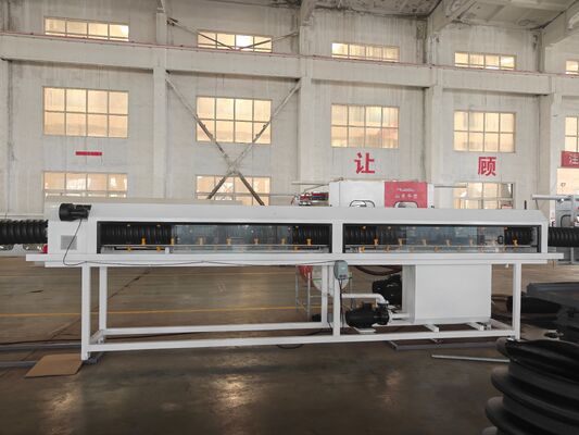 Single Screw Single Wall Corrugated Pipe Extrusion Line Computerized System Speed 10 to 20 M per Minute Enhanced Control