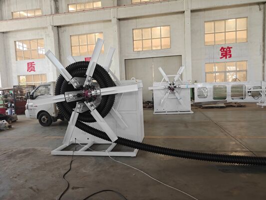 Single Screw Single Wall Corrugated Pipe Extrusion Line Computerized System Speed 10 to 20 M per Minute Enhanced Control