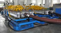 High Efficiency Plastic Pipe Extrusion Line / Howlowness Spiral Pipe Machine