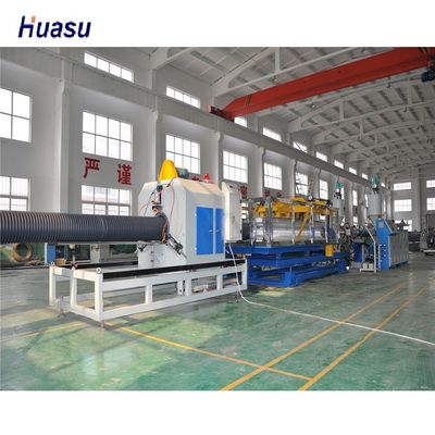 67kw 1480rpm Double Wall UPVC Corrugated Pipe Extruder