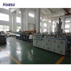 Two Extruders 160kg/H 200mm HDPE Pipe Extrusion Line